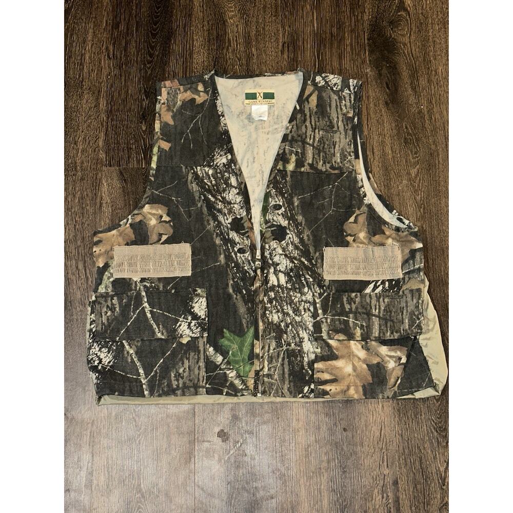 Game Winner Sportswear Camo Hunting Shell Holder Game Pouch Vest Mens Large